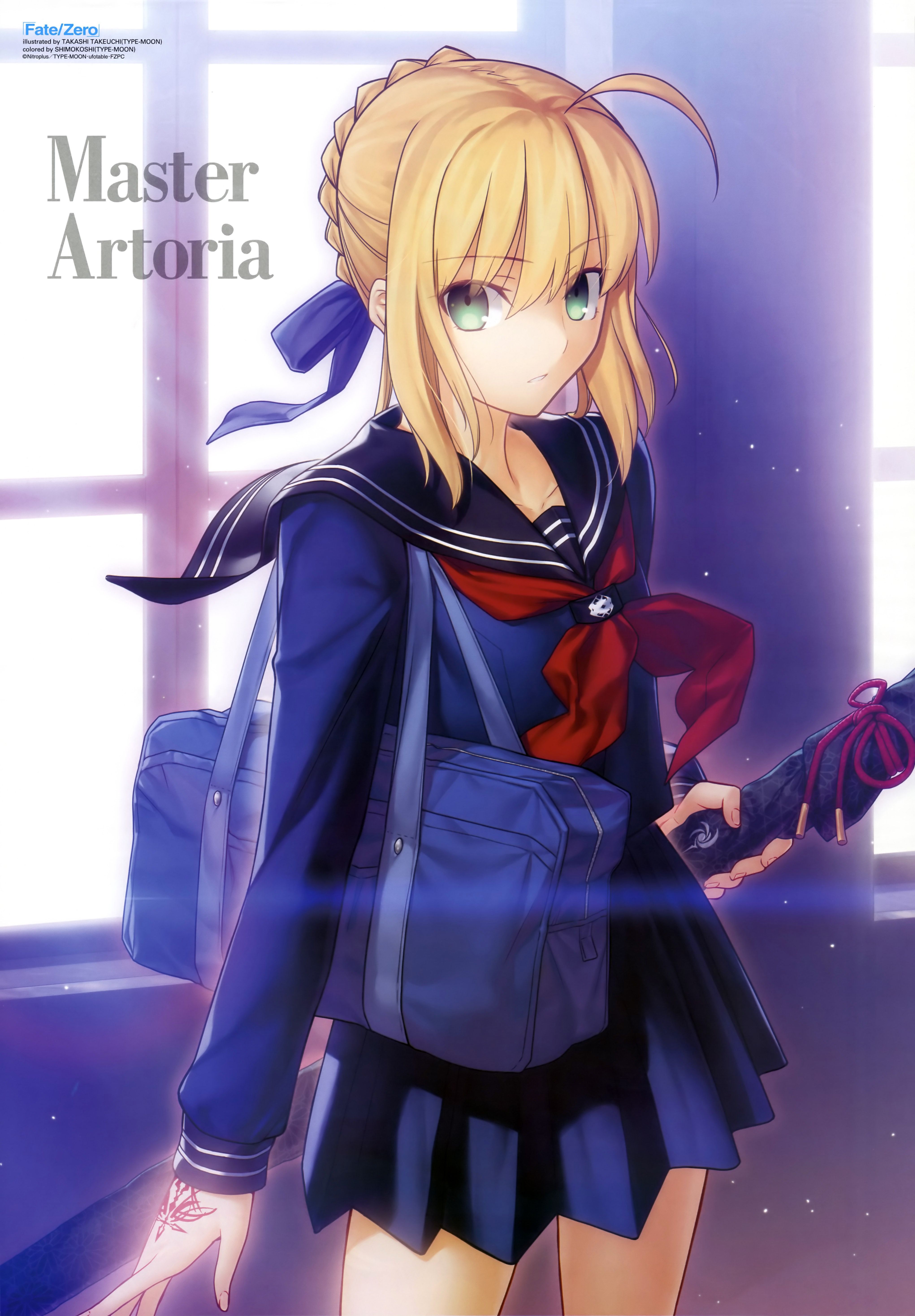 saber 美图 saber壁纸 saber同人图 master artoria